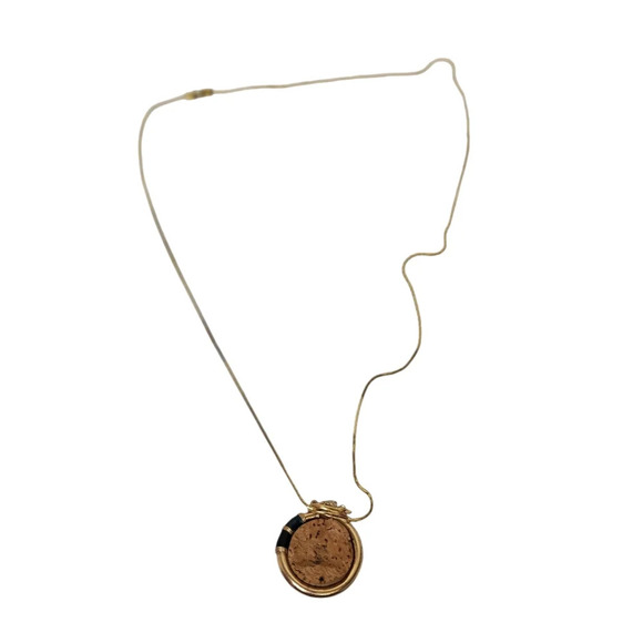 14K Gold Plated Aurora borealis Cork Amethyst Chips Snake Chain Necklace - Picture 9 of 12